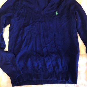 POLO V-NECK SWEATER